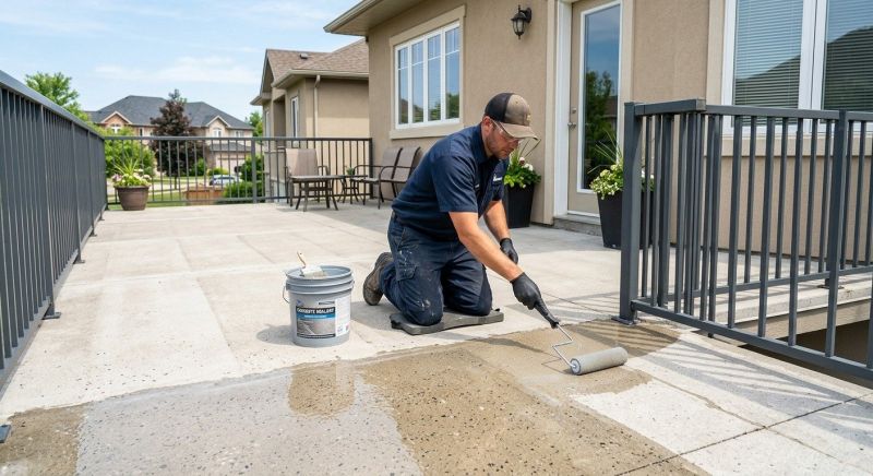 Concrete Patio Sealing in Alpharetta, GA
