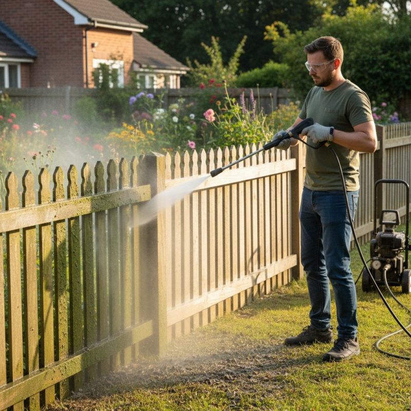 Fence Dirt Removal Service